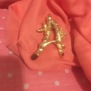 Sarah Coventry vintage letter A brooch